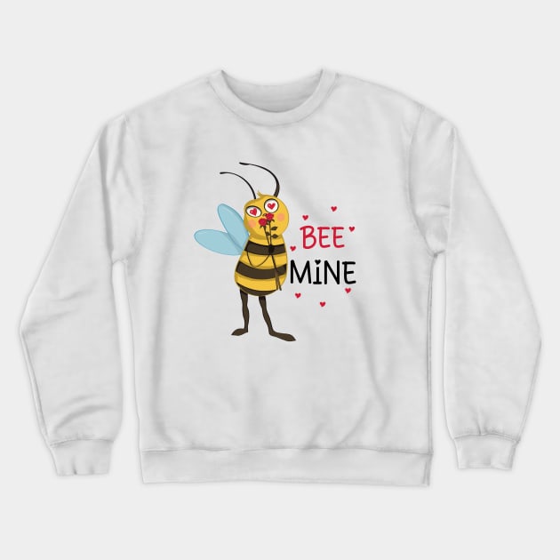 Bee Mine Crewneck Sweatshirt by Meeno